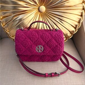 Tory Burch Women's Willa Boucle Mini Top Handle Bag
